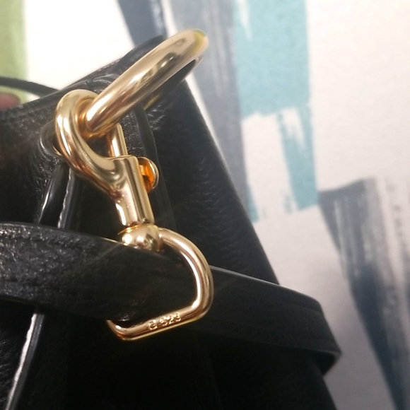 Coach Charlie Bucket In Black Turnlock Closure - Picture 4 of 9